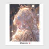 Anime Prinses Meisje Fantasy Kunst Sticker (Vel)