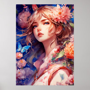 Anime Prinses Poster