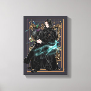 Anime Professor Severus Snape Zittend Canvas Afdruk