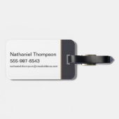 Anime Professor Severus Sneep gaat zitten Bagagelabel (Achterkant horizontaal)