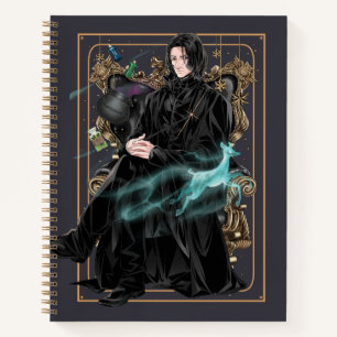 Anime Professor Severus Sneep gaat zitten Notitieboek