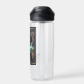 Anime Professor Severus Sneep gaat zitten Waterfles (Achterkant)