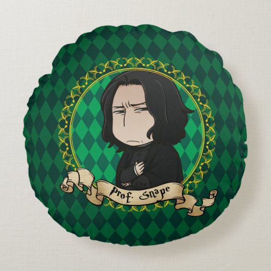 Anime Professor Snape Rond Kussen (Voorkant)