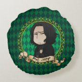 Anime Professor Snape Rond Kussen (Achterkant)