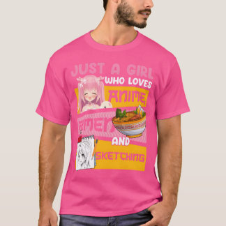 Anime Ra En etsjust iemand die van anime Japan hou T-shirt