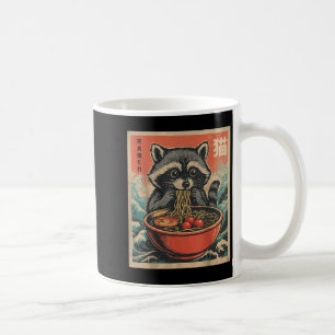 Anime Raccoon Ramen Japanese Funny Kawaii Gift Man Koffiemok