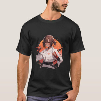Anime Recht Haar Brazilian Jiu-Jitsu Mial T-shirt