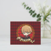 Anime Ron Weasley Briefkaart (Staand voorkant)