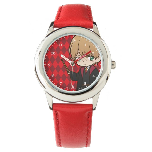 Anime Ron Weasley Horloge (Voorkant)