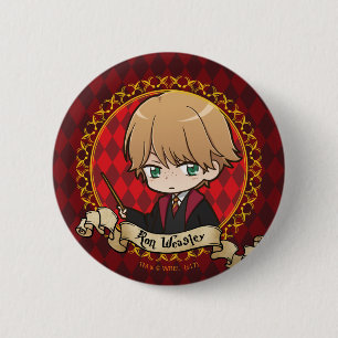 Anime Ron Weasley Ronde Button 5,7 Cm
