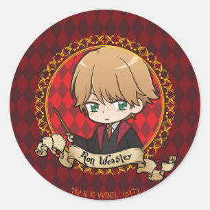Anime Ron Weasley Ronde Sticker