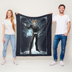 Anime Ron Weasley's Patronus terriër van Jack Russ Fleece Deken