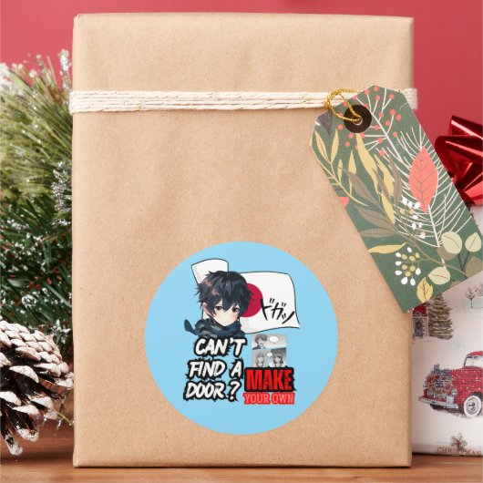 ANIME RONDE STICKER (Feestdagen)