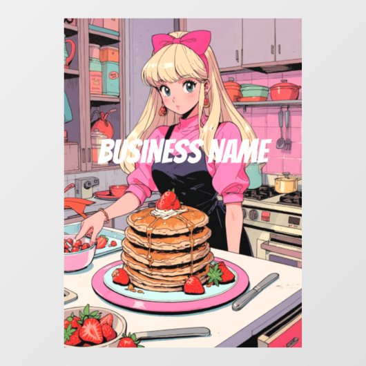 Anime Ruitfolie Raamsticker (Vel)