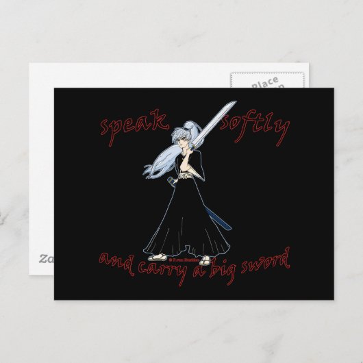 Anime Samurai Joke Briefkaart (Voorkant / Achterkant)