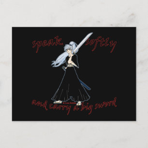 Anime Samurai Joke Briefkaart