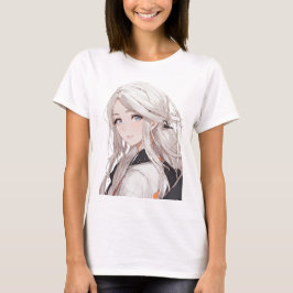 Anime Schattige Japans Kawaii Cartoon Otaku meisje T-shirt
