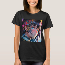Anime Schattige Japans Kawaii Cartoon Otaku meisje T-shirt
