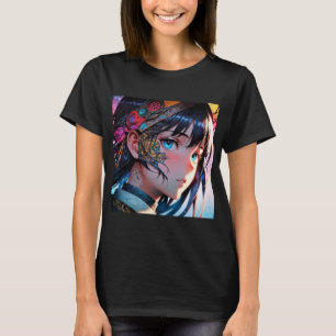 Anime Schattige Japans Kawaii Cartoon Otaku meisje T-shirt