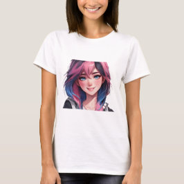 Anime Schattige Japans Kawaii Cartoon Otaku meisje T-shirt