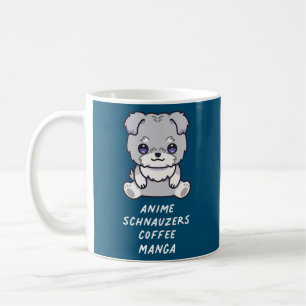Anime Schnauzers Coffee Manga Kawaii Hondenliefheb Koffiemok