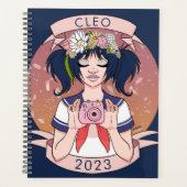 Anime Selfie Girl 2023 Planner (Voorkant)