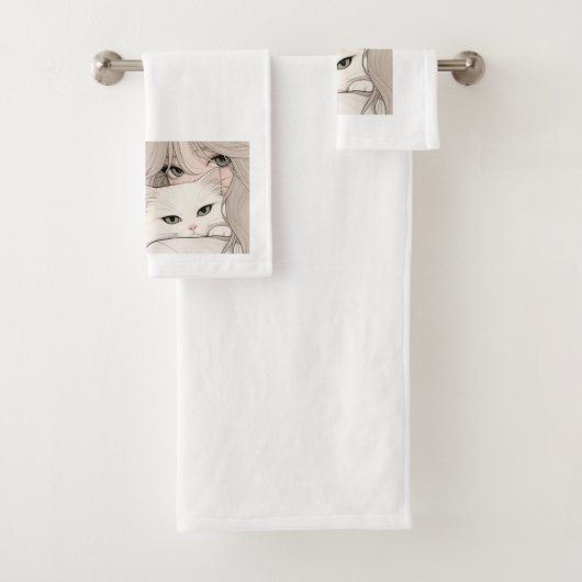 Anime serviette (En situation)