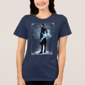Anime Severus Sneep's Doe Patronus Tri-Blend Shirt (Voorkant)