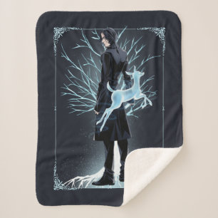 Anime Severus Sneeps Hinde-Patronus Sherpa Deken
