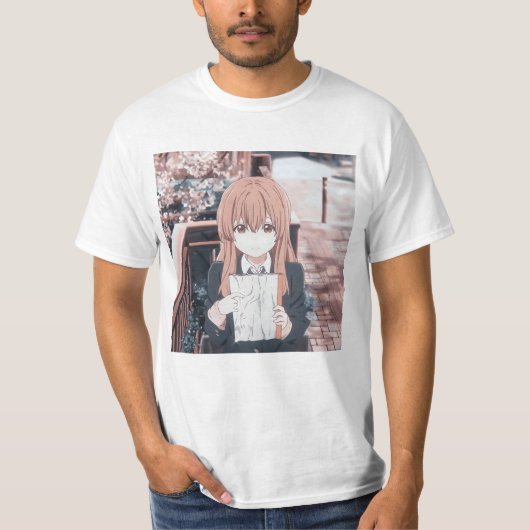 Anime Shouko Nishimiya T-shirt (Voorkant)