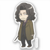Anime Sirius Black Sticker (Voorkant)
