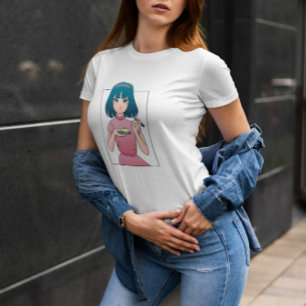 Anime Sketch Girl T-shirt