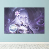 Anime Sorceress Canvas Afdruk (Insitu (Houten vloer))