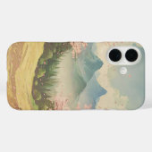Anime Spring Blossom iPhone 16 Coque (Verso (horizontal))