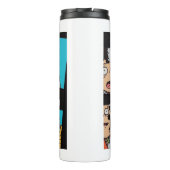 Anime Squidward Sad Thermosbeker (Achterkant)