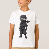 Anime Stijl Ninja Warrior Jongens Verjaardagsfeest T-shirt (Voorkant)