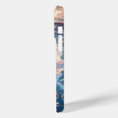 Anime stijl parelachtige halfmoon betta vis Case-Mate iPhone case (Achterkant / Links)