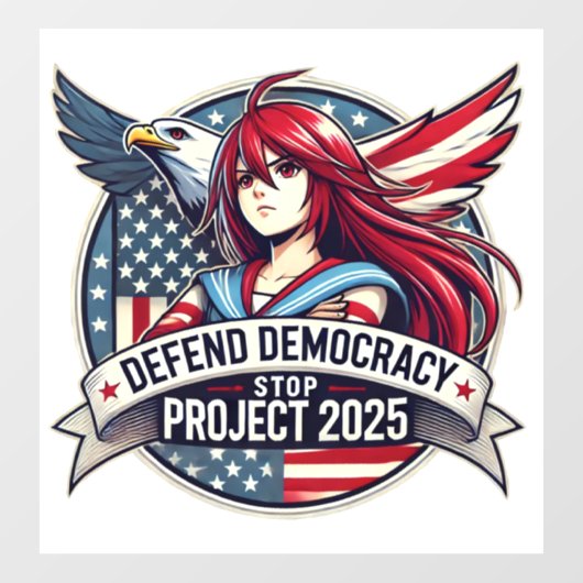 Anime Stop Project 2025 Raamsticker (Vel)