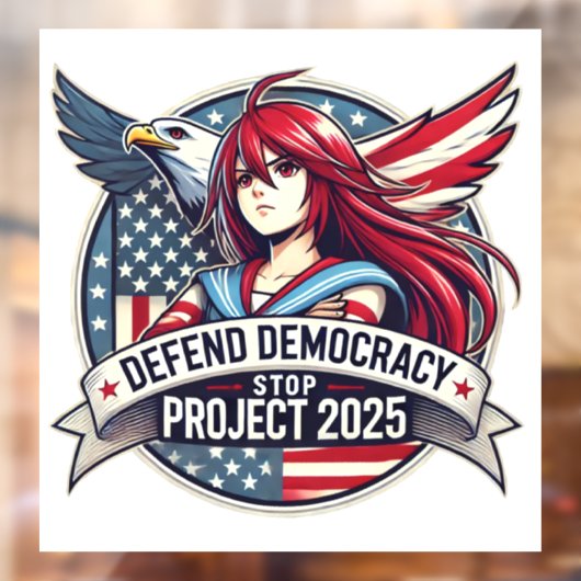 Anime Stop Project 2025 Raamsticker (Vel 2)