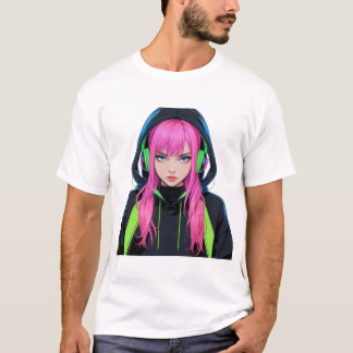 Anime Streetwear Girl T-shirt