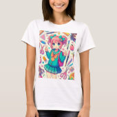 anime-student t-shirt (Voorkant)