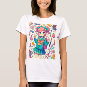 anime-student t-shirt