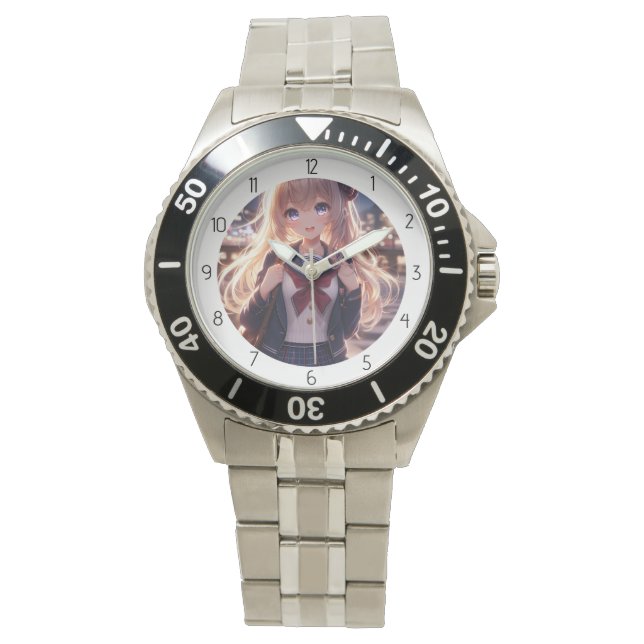 anime studentengesprek horloge (Voorkant)