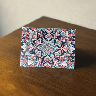Anime Style Snowflake Art Elegant Winter Briefkaart