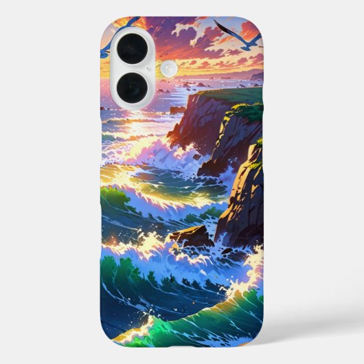 Anime Summer Seaside Sunset Case-Mate iPhone Case (Achterkant)
