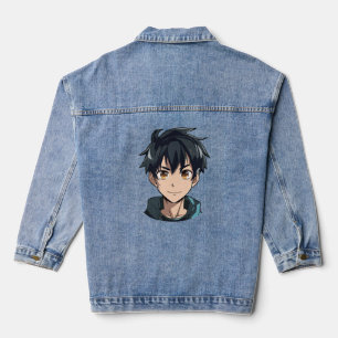 Anime Superpower Delight - Jongeman Karakter Denim Jacket
