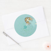 Anime Tea Party Ronde Sticker (Envelop)