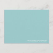 Anime Tea Party Uitnodiging Briefkaart (Achterkant)