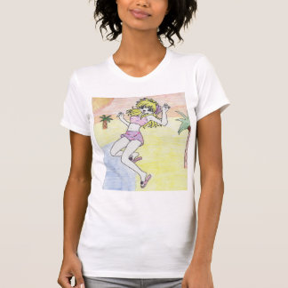 Anime tekening t-shirt