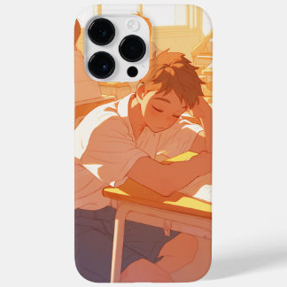 Anime Telefoon Case - Dozing Off in de klas